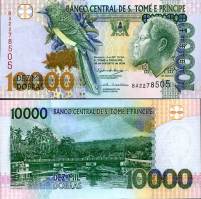 *10 000 Dobras Svätý Tomáš a Princov ostrov 1996-2013, P66 UNC - Kliknutím na obrázok zatvorte -